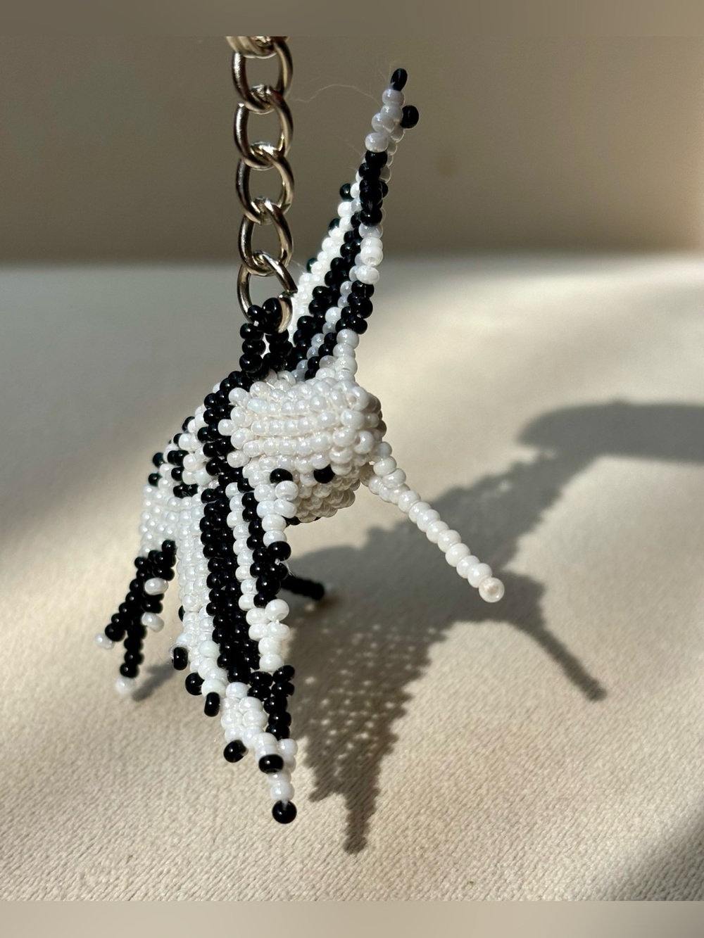 Beaded keychain